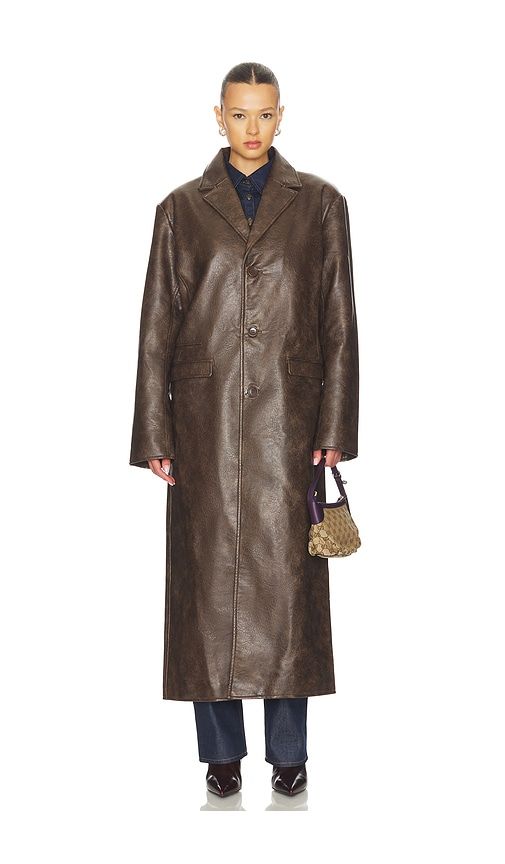 The Jasper Coat in Brown. - size M (also in S, XS) - Nakedvice - Modalova