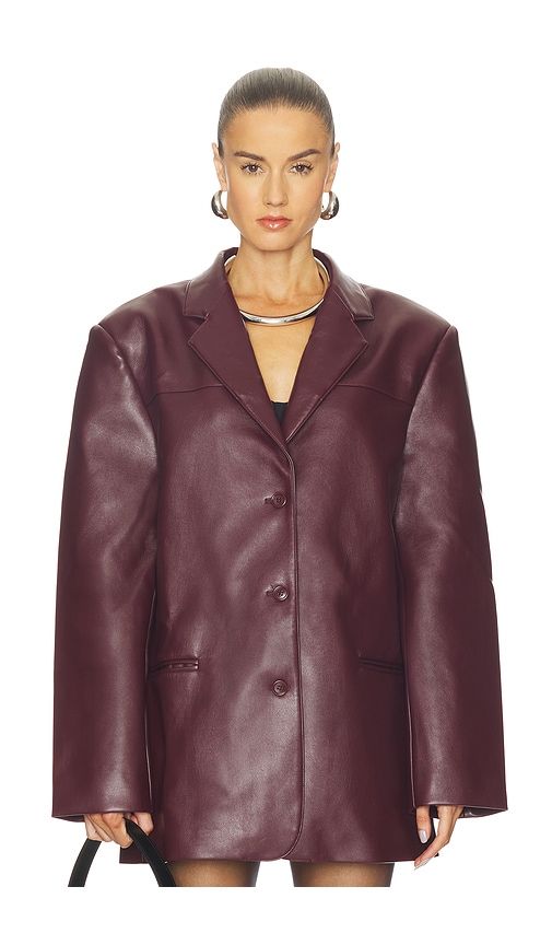 The Drew Jacket in Burgundy. - size L (also in M, S) - Nakedvice - Modalova