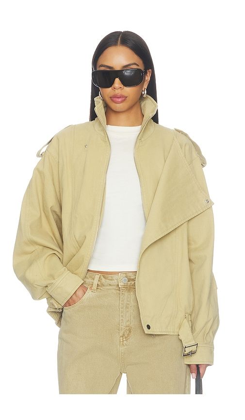 Rori Denim Jacket in Beige. - size L (also in M, S, XL, XS) - Nakedvice - Modalova