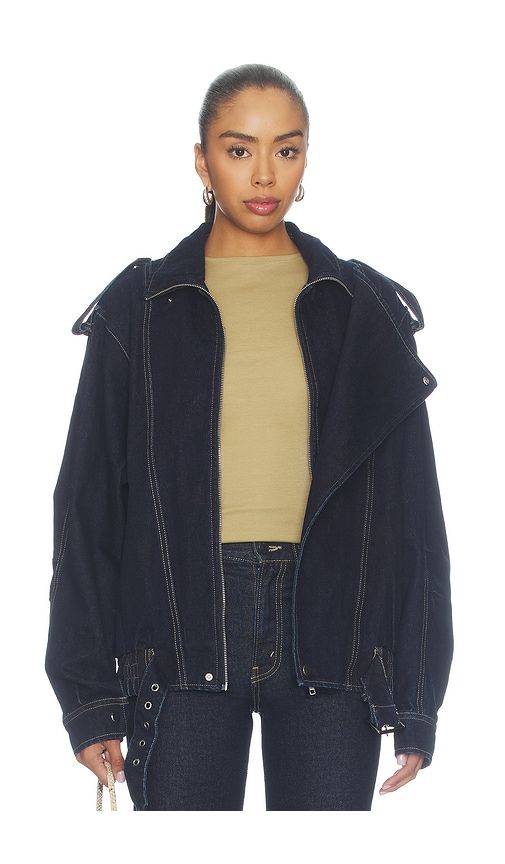 Rori Denim Jacket in Navy. - size L (also in M, S, XL, XS) - Nakedvice - Modalova