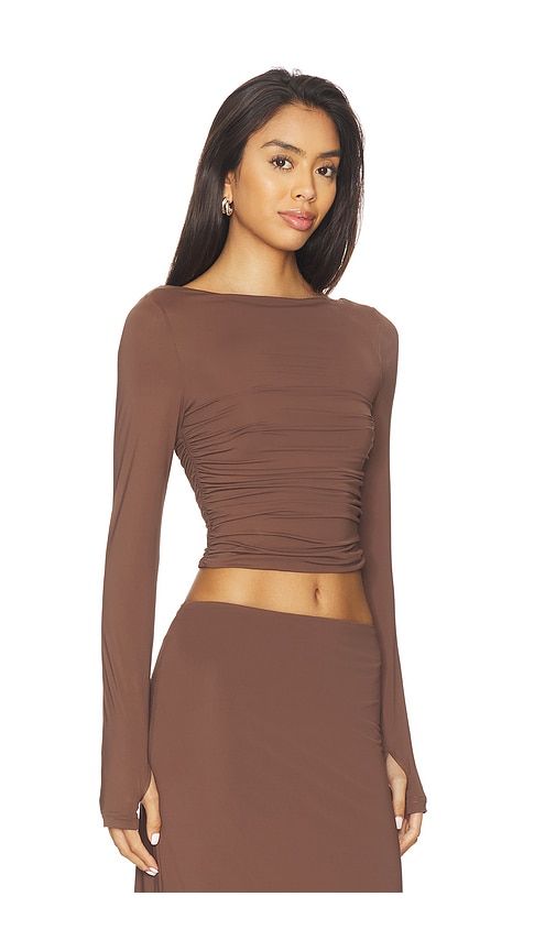 The Ledger Top in Brown. - size L (also in M, S, XL, XS) - Nakedvice - Modalova