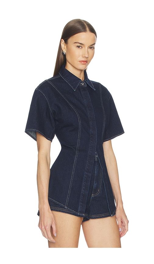 The Watson Short Sleeve Shirt in Blue. - size L (also in M, S, XS) - Nakedvice - Modalova
