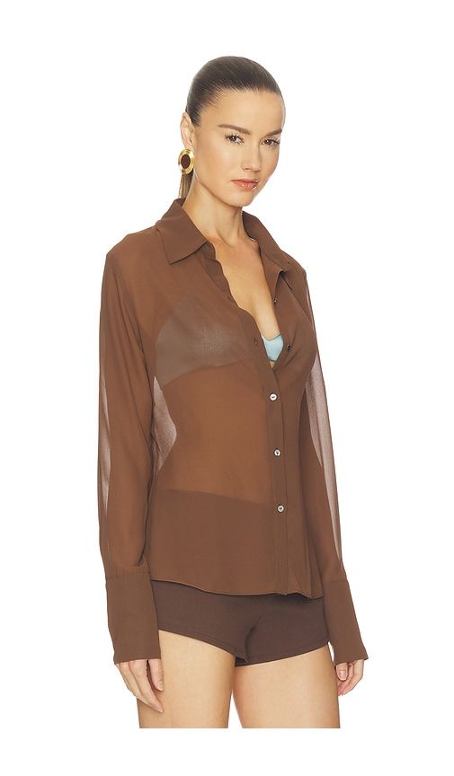 The Ariel Shirt in Brown. - size M (also in S, XS) - Nakedvice - Modalova