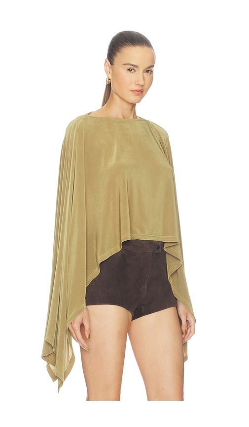 Adam Top in Metallic Gold - Nakedvice - Modalova
