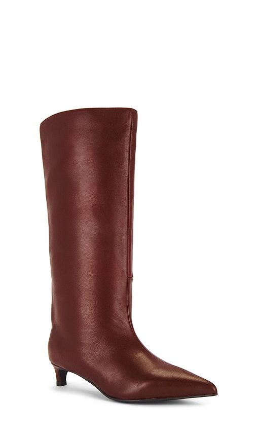 X REVOLVE The Stacey Boot in Burgundy. - size 7 (also in 8) - Nakedvice - Modalova