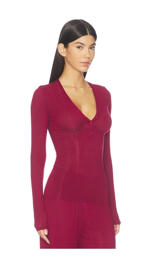 Whipped Henley in Burgundy. - size L (also in M, S, XL, XS, XXL) - Negative Underwear - Modalova