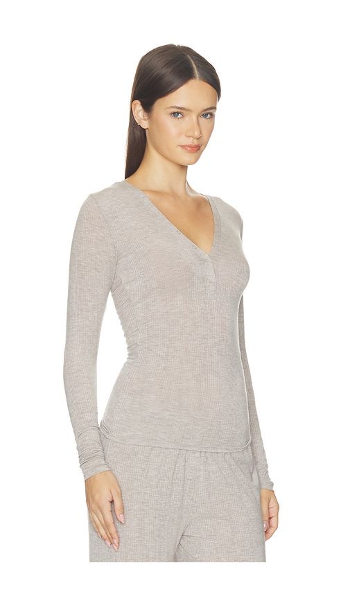 Whipped Henley in Grey. - size L (also in M, S, XL, XS, XXL) - Negative Underwear - Modalova