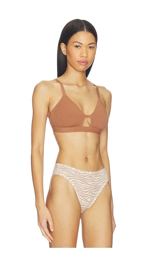 Cotton Cutout Bra in Nude. - size 0 (also in 1) - Negative Underwear - Modalova