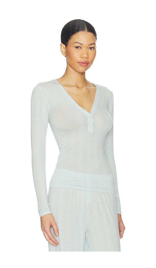 Whipped Henley in Baby Blue. - size L (also in M, S, XL) - Negative Underwear - Modalova