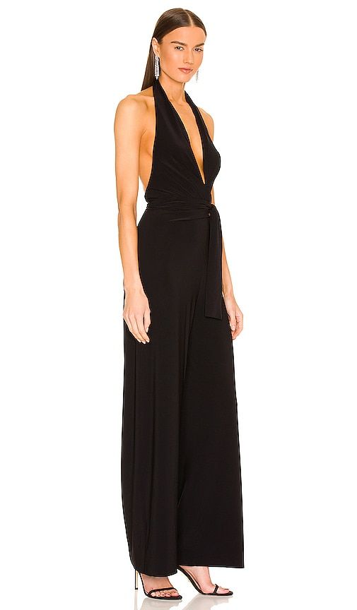 Halter Wrap Straight Leg Jumpsuit in . - size L (also in M, S, XL, XS, XXS) - Norma Kamali - Modalova