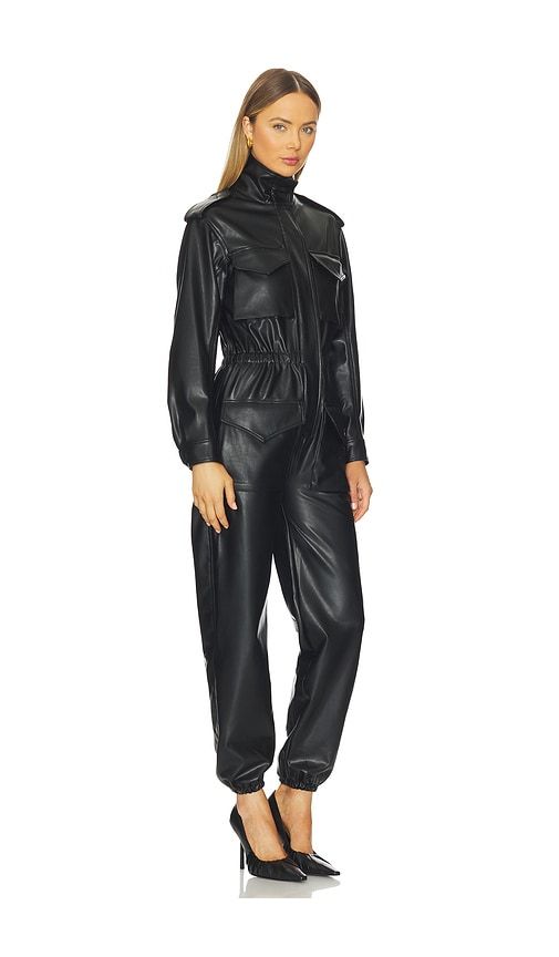 Turtleneck Cargo Jumpsuit in . - size S (also in XS) - Norma Kamali - Modalova