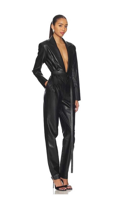 Easy Fit Single Breasted Tapered Leg Jumpsuit in . - size S (also in XS) - Norma Kamali - Modalova