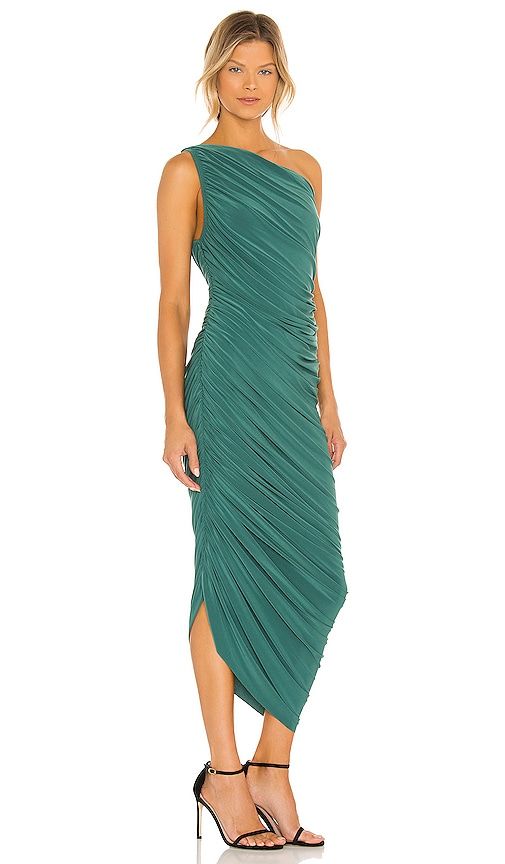 Diana Gown in Green. - size XS (also in XXS) - Norma Kamali - Modalova