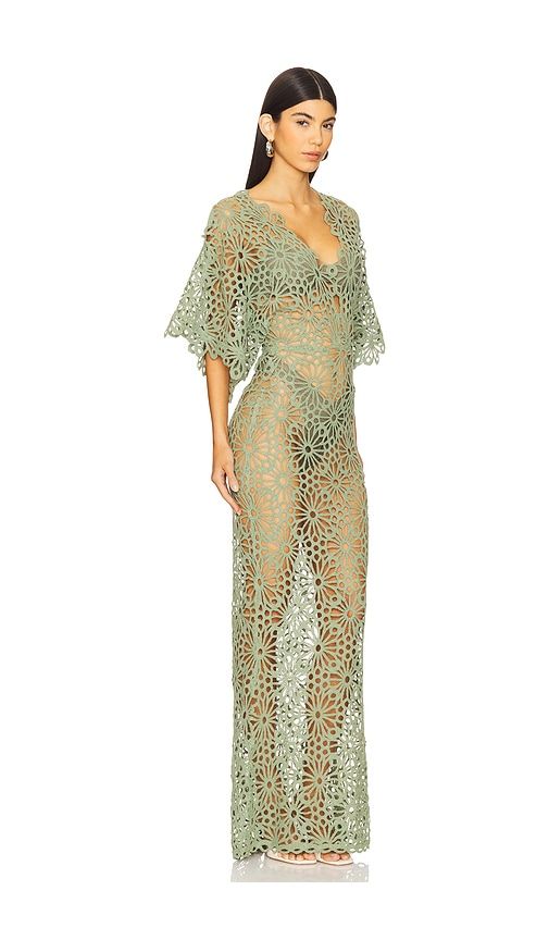 Obie Gown in Sage. - size S (also in XS) - Norma Kamali - Modalova