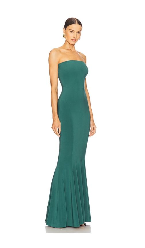 X REVOLVE Strapless Fishtail Gown in Dark Green. - size L (also in M, XL) - Norma Kamali - Modalova