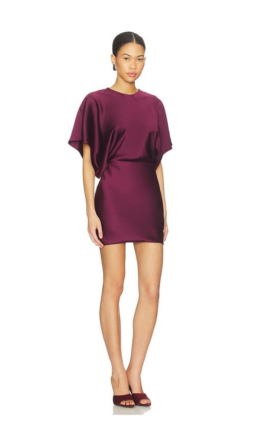 Reverse Obie Mini Dress in Purple. - size S (also in XS) - Norma Kamali - Modalova