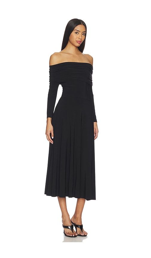 Sleeve Cowl Neck Flared Dress in . - size S (also in XS) - Norma Kamali - Modalova