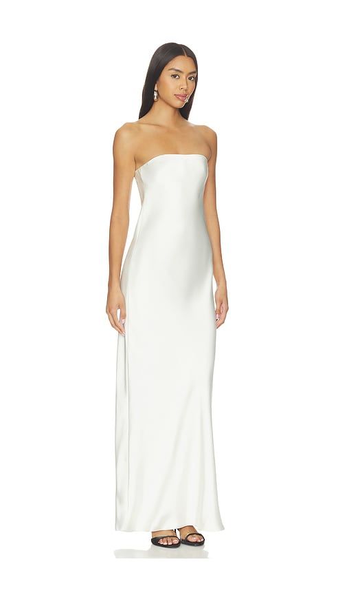 Bias Strapless Gown in White. - size M (also in S, XS, XXS) - Norma Kamali - Modalova