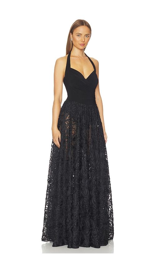 Cayla Flared Gown in . - size S (also in XS) - Norma Kamali - Modalova