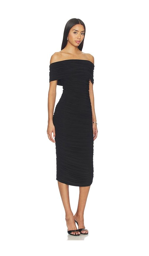 Sleeveless Cowl Neck Side Shirred Dress Below Knee in . - size S (also in XS) - Norma Kamali - Modalova