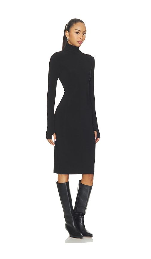 Long Sleeve Turtleneck Dress in . - size L (also in M, S, XS) - Norma Kamali - Modalova
