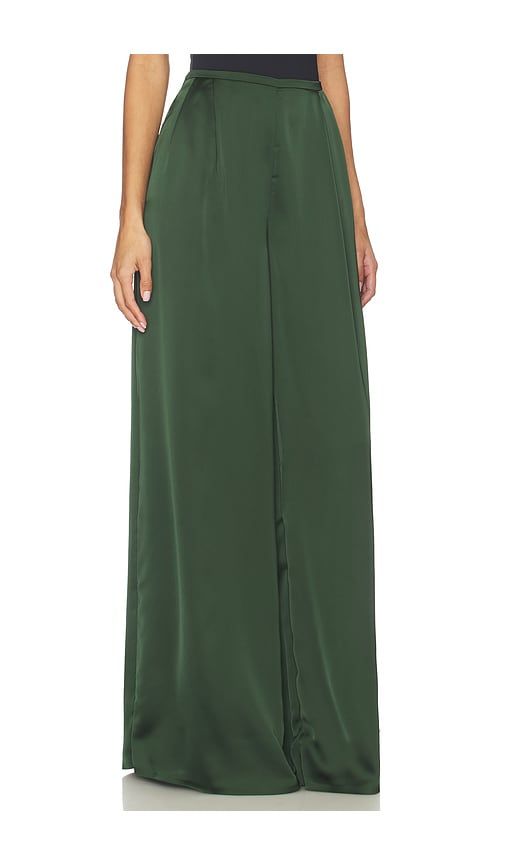 Mens Pleat Pant in Dark Green. - size M (also in S) - Norma Kamali - Modalova