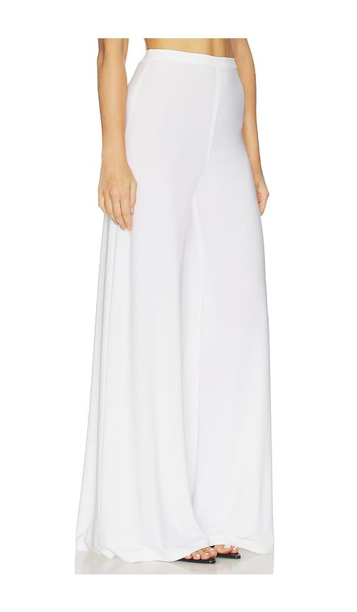 X Lifestyle Bias Pant in White. - size L (also in M, S, XS, XXS) - Norma Kamali - Modalova