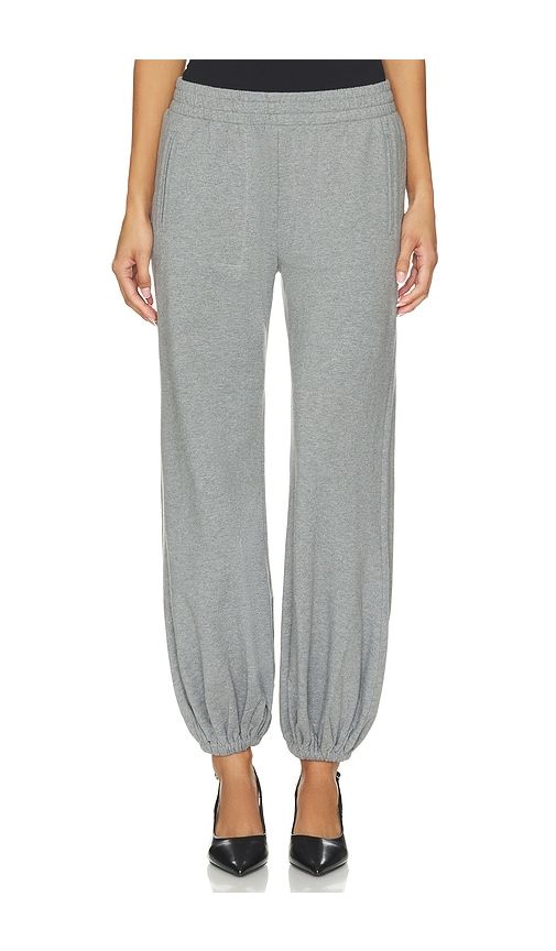 Boyfriend Puff Jog Pant in Grey. - size L (also in M, S, XL, XS, XXS) - Norma Kamali - Modalova