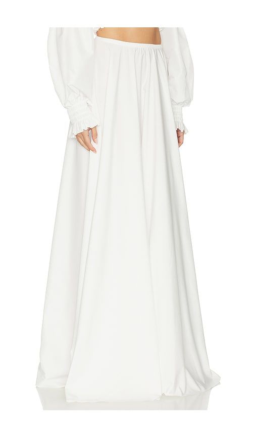 Flared Skirt To Floor in White. - size L (also in M, S, XL, XS) - Norma Kamali - Modalova