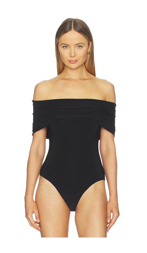 Sleeveless Cowl Neck Hooded Bodysuit in . - size S (also in XS) - Norma Kamali - Modalova