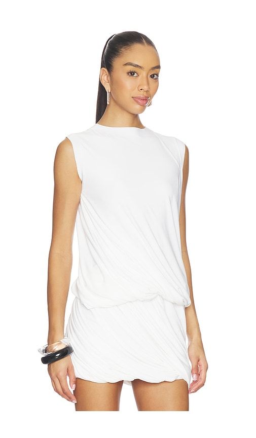 Sleeveless Twist Top in White. - size L (also in M, S, XL, XS, XXS) - Norma Kamali - Modalova