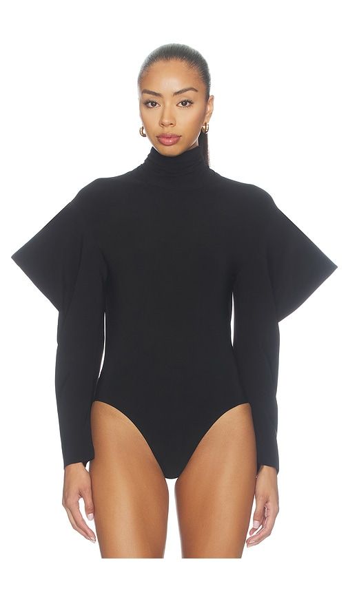 Wing Sleeve Open Back Bow Neck Bodysuit in . - size L (also in M, S, XL, XS, XXS) - Norma Kamali - Modalova