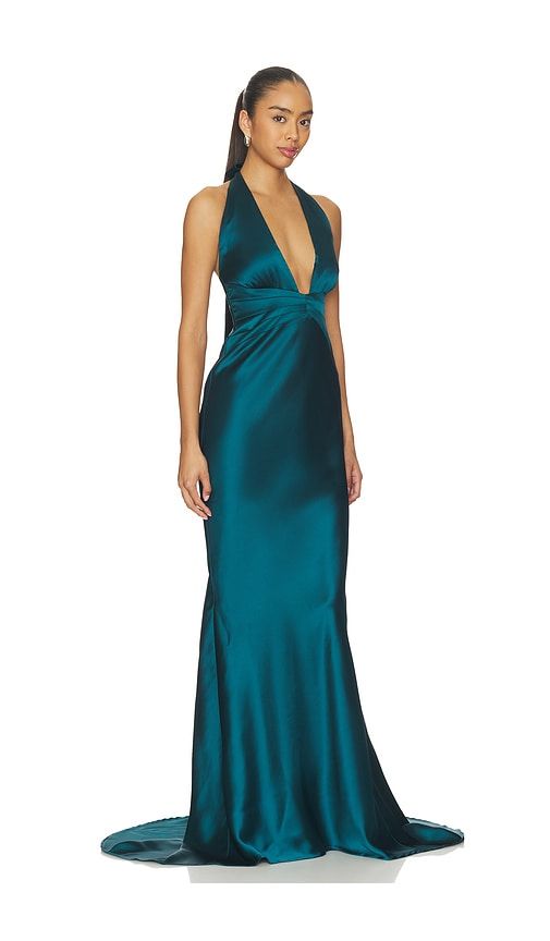Scarlet Plunge Gown in Teal. - size M (also in S) - Nookie - Modalova