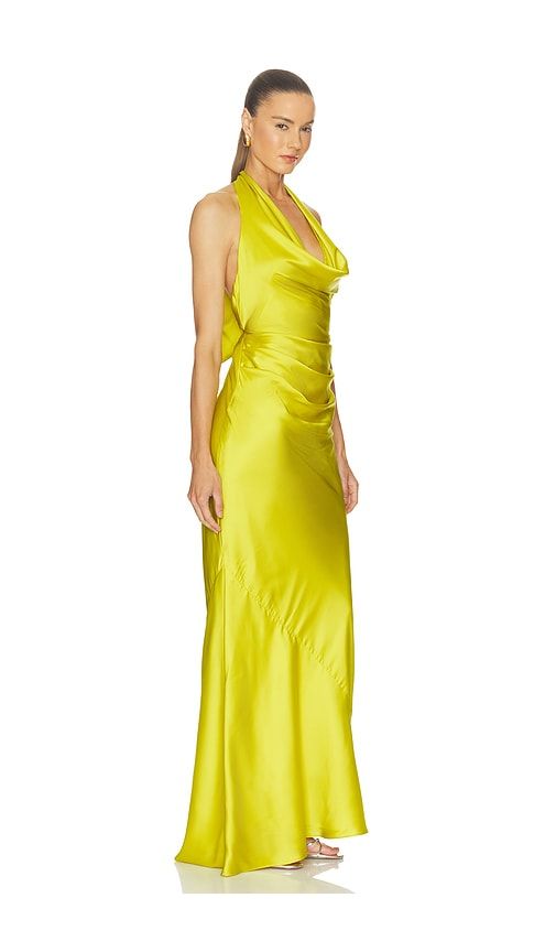 Penelope Drape Gown in Yellow. - size M (also in S) - Nookie - Modalova