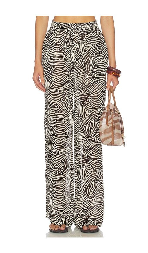 Lise Wide Legged Pants With Side Slits in Multi. - size S (also in XL, XS) - NICHOLAS - Modalova