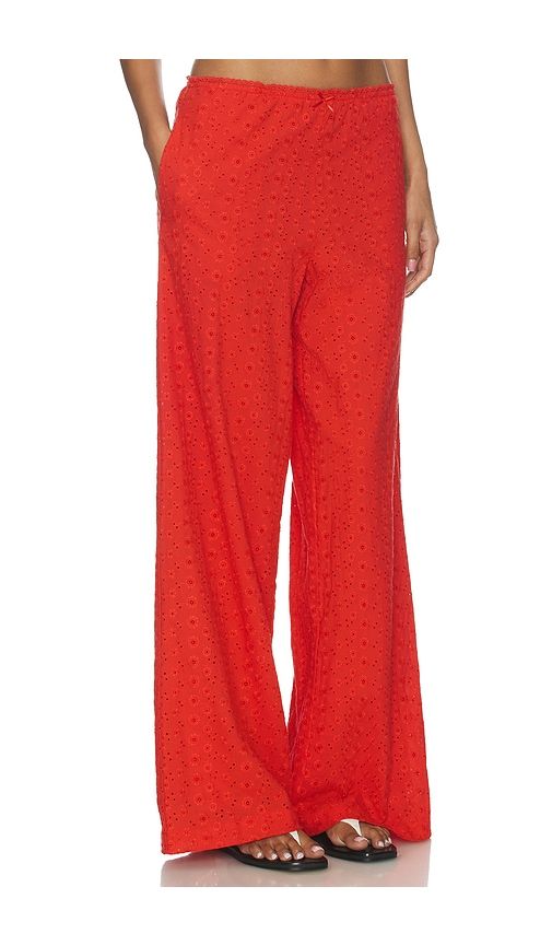 X REVOLVE Eyelet Pant in . - size L (also in M, S, XL, XS) - NIA - Modalova
