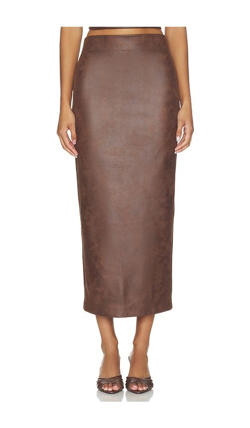 Elodie Skirt in Chocolate. - size L (also in XS) - NIA - Modalova