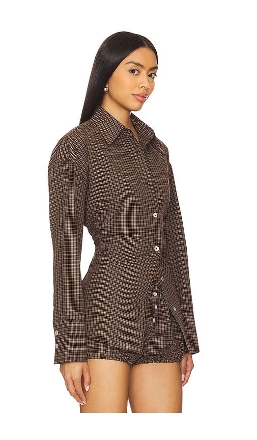 Jules Top in Chocolate. - size L (also in M, S, XS) - NIA - Modalova