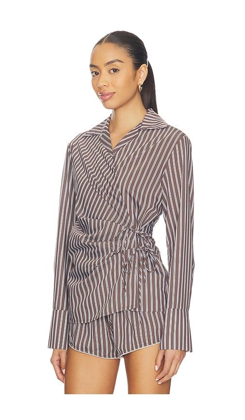 Eliska Shirt in Brown. - size L (also in M, S, XL, XS) - NIA - Modalova