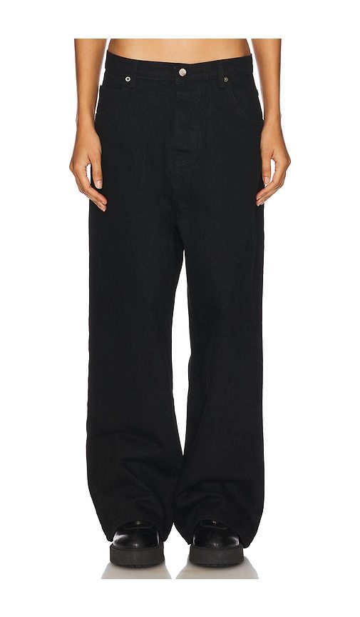 Baggy Jeans With Studs in Black. - size L (also in M, S, XS) - NIIHAI - Modalova