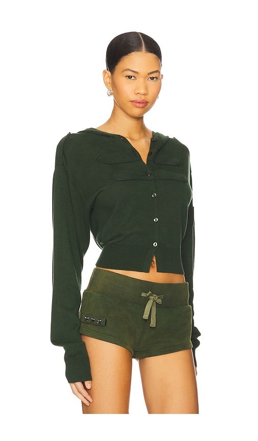 Button Up Cardigan in Green. - size L (also in M, XS) - NIIHAI - Modalova