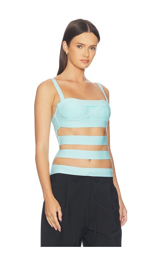 Sneak Bandage Top in Baby Blue. - size L (also in M, S, XL, XS) - NIIHAI - Modalova