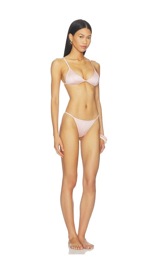The Del Satin Bikini in Rose. - size L (also in M, S, XL, XS) - NIIHAI - Modalova