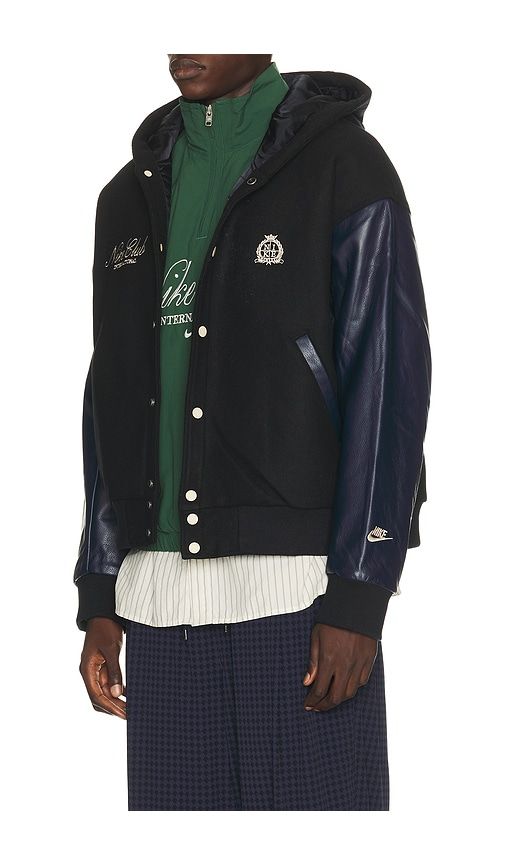 Club Wool Varsity Jacket in . - size XS (also in S, M, L, XL/1X, XXL/2X) - Nike - Modalova