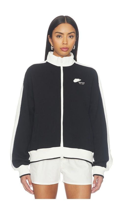 Studio Fleece Track Jacket in & White. - size L (also in M, S, XL, XS) - Nike - Modalova
