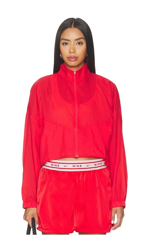 Women's Lightweight Ripstop Jacket in Red. - size L (also in XS) - Nike - Modalova