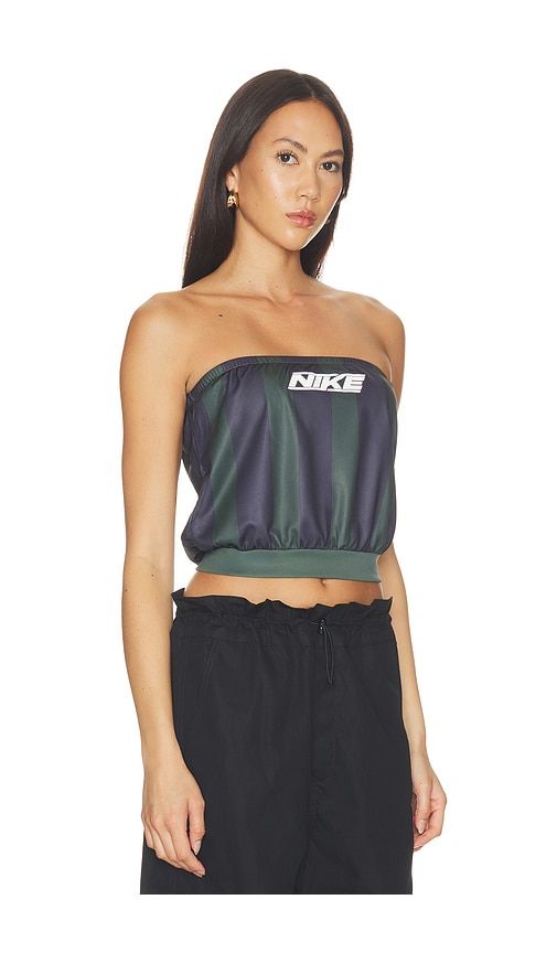 Striped Jersey Tube Top in Army. - size L (also in XL) - Nike - Modalova