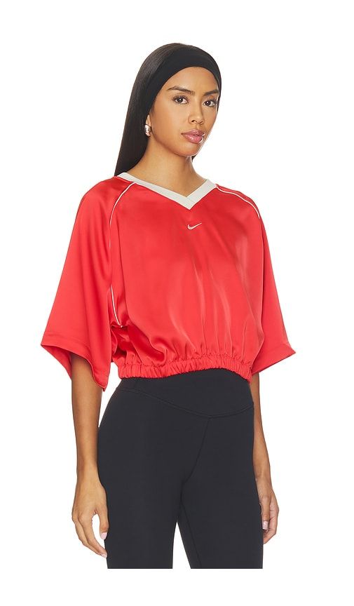 Women's Oversized Short-sleeve Top in Red. - size L (also in M, S, XL) - Nike - Modalova