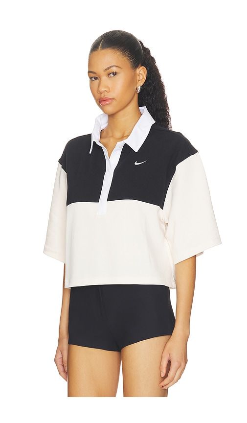 Women's Short-sleeve Polo Top in & White. - size L (also in S) - Nike - Modalova