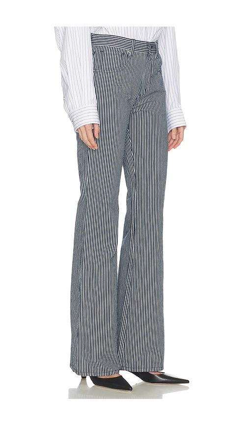 Celia Striped Jean in Navy. - size 26 (also in 27, 30) - NILI LOTAN - Modalova